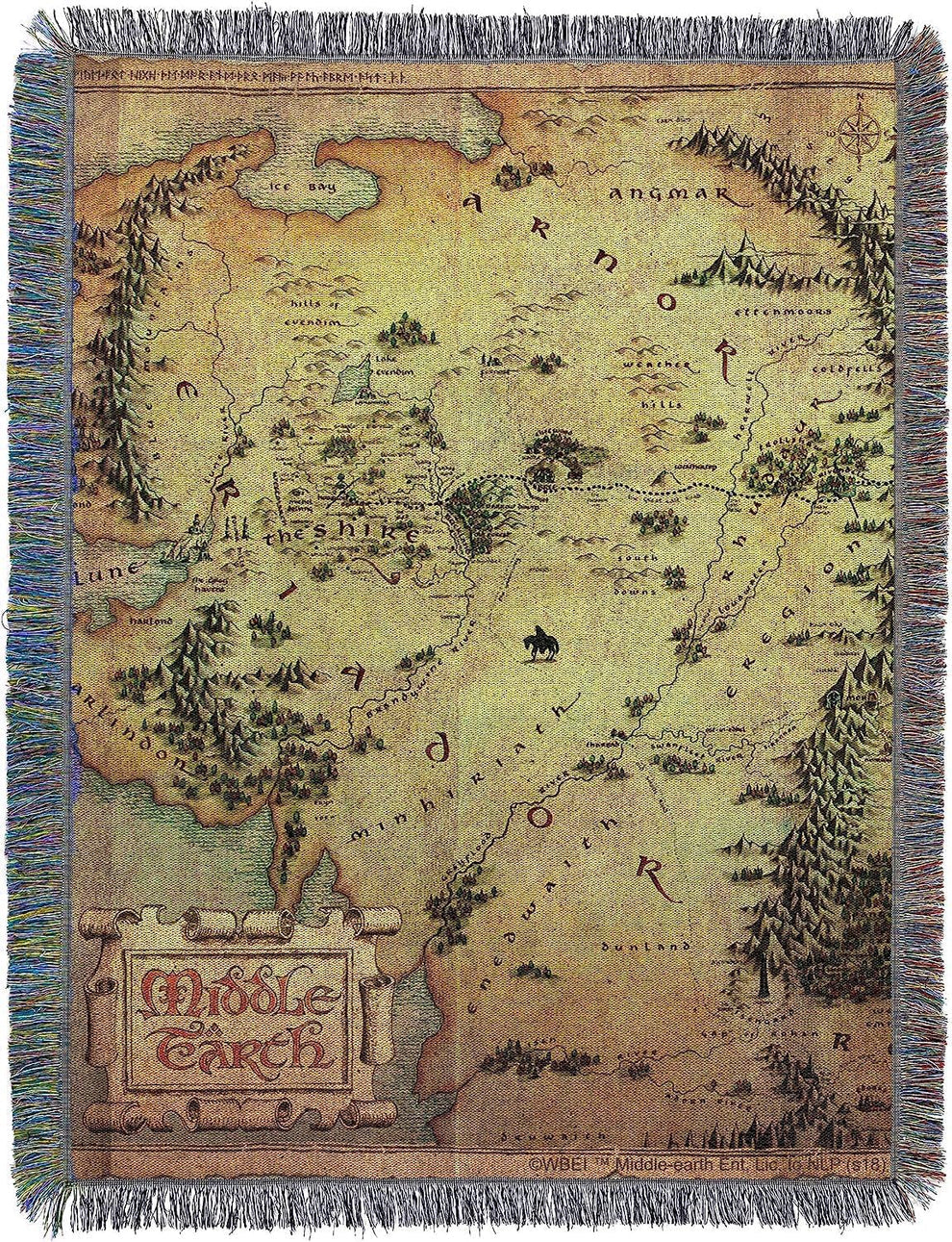 Middle-earth Woven Blanket.