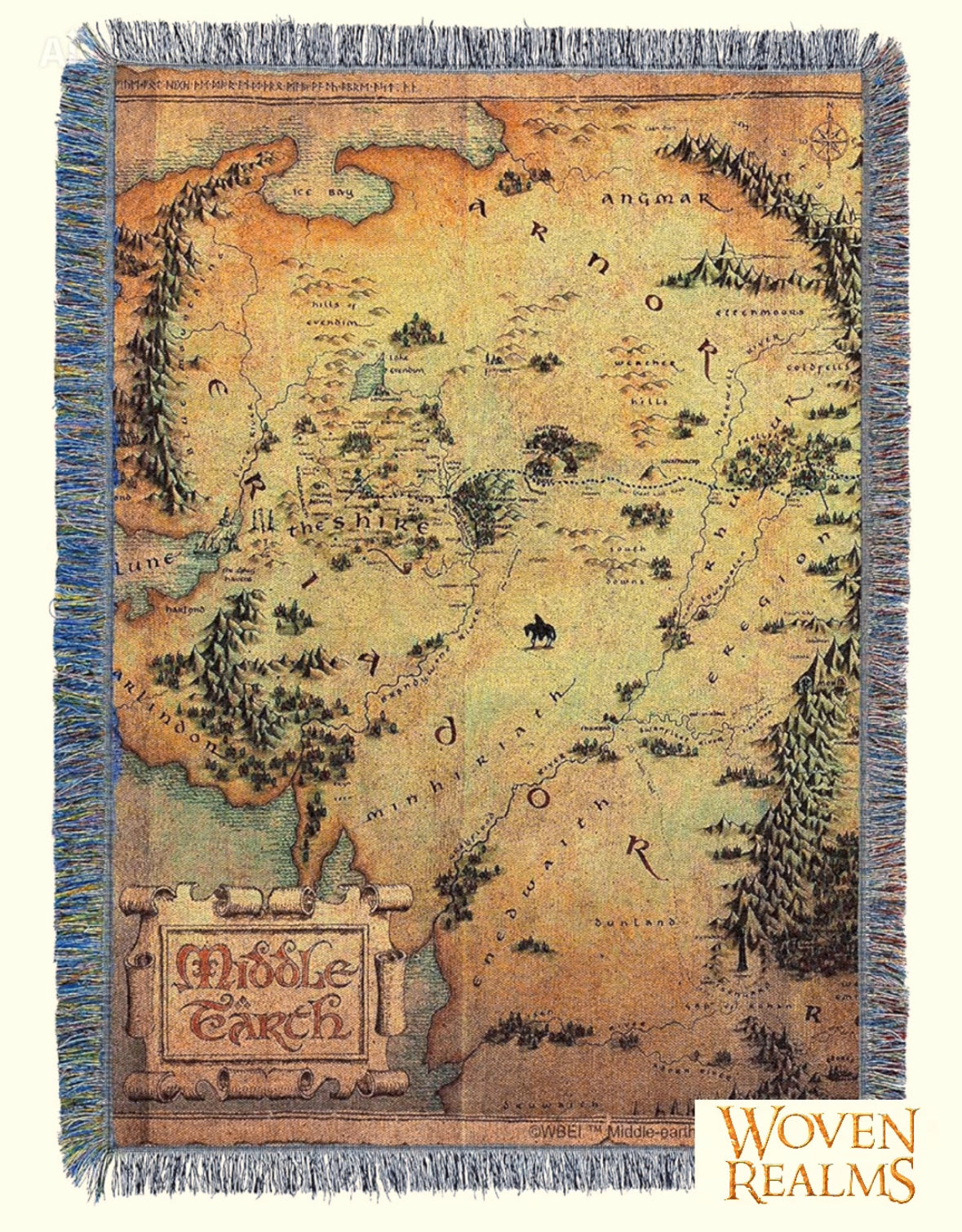 Middle-earth Woven Blanket.